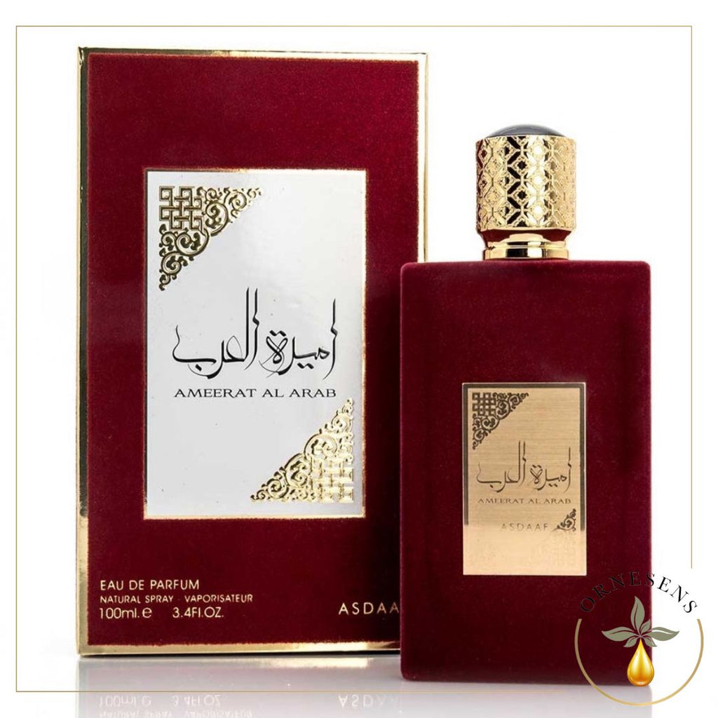 Asdaaf Ameerat Al Arab Rouge – photographie du parfum 100 ml