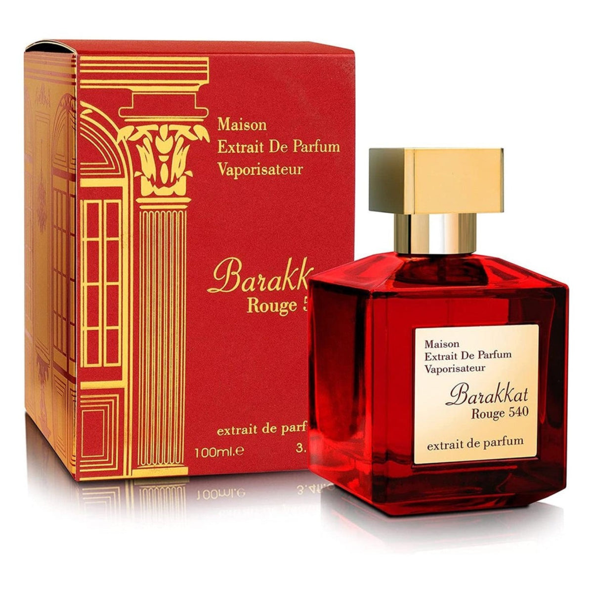 Barakkat Rouge 540 flacon et boîte